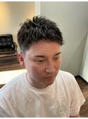 無造作ショートパーマ