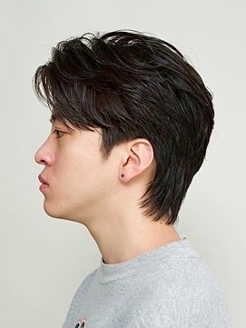 デプト(DEPT.) フェザーパーマニュアンスパーマ海外風センターパート