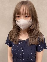 ビューティマーケット アングゥ イオンモール仙台上杉(BEAUTY MARKET ungu)&nbsp;レイヤーカット/グレージュカラー