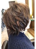 髪質改善/ニュアンスパーマ/ショートボブ/大人ショート/綱島
