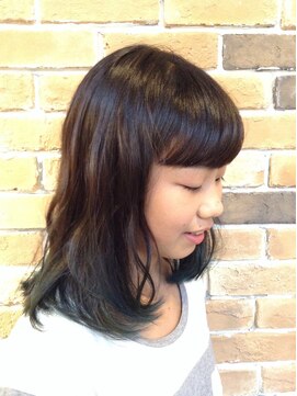 ハイジ(hairsalon Hyge) グラデーションカラー×青