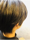 外ハネボブ/アッシュブラウン/ネオウルフ/デザインカラー