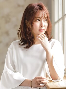 アグ ヘアー ゴールド 岐阜店(Agu hair gold) 大人ピンクなコーラルラベンダー