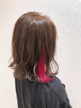 ラ ブーケ 中川中島店(La Bouquet) ポイントカラー　ピンク