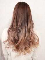 アレンヘアー 松戸店(ALLEN hair) ピンクベージュグラデーションカラー
