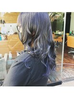 ヘアーラボ ノッシュ 六本松店(Hair Labo Nosh)&nbsp;ネイビー×ラベンダー