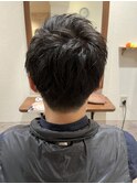 ツーブロショート