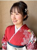 静岡/清水 卒業式ヘアセット 袴ヘア