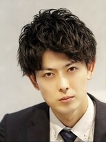 コンフィデンス 新宿3rd(confidence)&nbsp;ビジネスアップバングツーブロック刈り上げスーツ黒髪