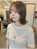 切りっぱなしボブ