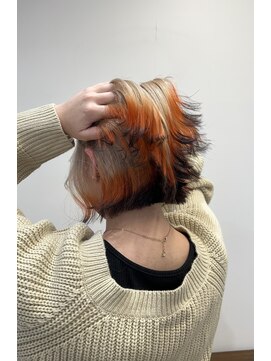 ジーニー 横浜(giinii) 裾カラー__エンドカラー__ハイトーンボブ__TEN TEN