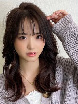 クプア 柏(kupua) エアリーロング/切りっぱなしボブ/ピンクブラウン/美髪[柏駅]