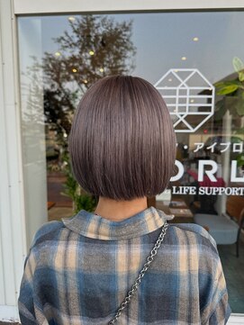 ビーワールド(B WORLD) 柔らかベージュカラーのボブスタイル　 【藤枝/藤枝駅】