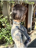 島田/コンパクトなボブ ナチュラルストレート 髪質改善 艶髪