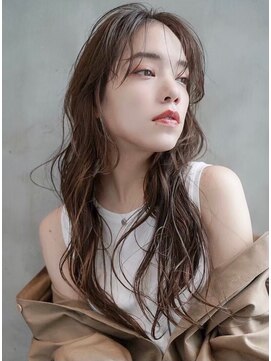 ギークス(GEEKS) 【GEEKS渋谷】ロングヘア/レイヤーカット/ブラウンカラー/顔周り