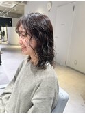 ミディアムパーマ/レイヤーパーマ/ウルフパーマ/くせ毛パーマ