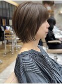 みねスタイル♪ 似合わせ ショート ボブ 30代 40代 小顔 新宿