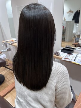リエート 四条河原町(Lieto) ボブ大人女性髪質改善ツヤ暗髪カラー20代30代40代