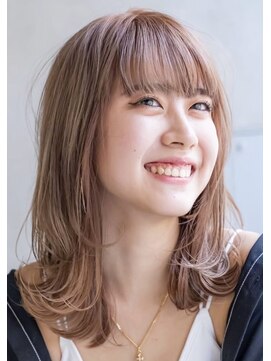 エイチ(H eitf) H【eitf】原宿.表参道/ミルクティーベージュ/ブリーチカラー