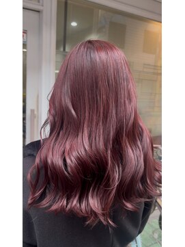 ヘアアンドメイク 心座(hair&make) 褒められる暖色カラー