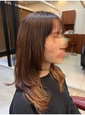 インナーカラー×ハイレイヤー