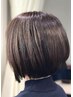[自然な美髪へ！]カット+ケア縮毛矯正 ￥10000