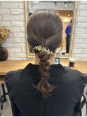 星華,黒髪,ボブルフ,ネビージュ,小顔,ヘアセット