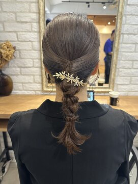 マスカリ(muscali) 星華,黒髪,ボブルフ,ネビージュ,小顔,ヘアセット