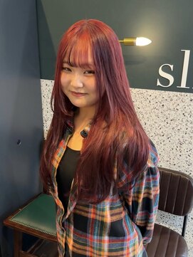 スリット(slit) 愛されピンクベージュ/なんば/心斎橋/ダブルカラー/ケアブリーチ