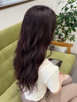 ルートヘアー(ROUTE HAIR)の写真/うねらず綺麗にまとまるミルボンの《マイフォーストリートメント》導入◎褪色抑制効果でカラー持続◎