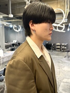 イトシテ メンズマッシュウルフ×シースルーバング　【鎌田　隆雅】