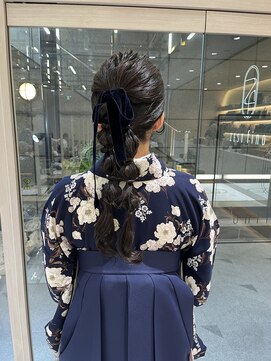 ゼスト フィーノ(ZEST fino) 【平林 鼓】卒業式ヘアセット編みおろし！