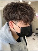 ツイストスパイラル/波巻き/学割/スペインカール/学割U24/メンズ