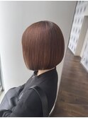 地毛風ストレート/ボブ/縮毛矯正