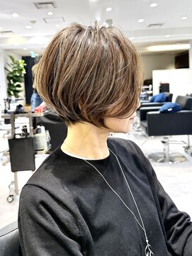 バンプ ギンザ(BUMP GINZA) 30代/40代/50代◎絶壁解消/白髪ぼかし/大人小顔ショート【湯本】