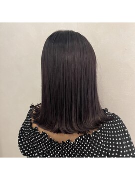 アンドワン 自由が丘(＆ONE) 【&ONE 自由が丘】ラベンダーグレー　× 切りっぱなしスタイル