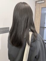 ミュラ(mulah)&nbsp;アッシュグレージュ透明感カラー＊艶髪ダークカラーストレート