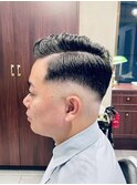 【40代 男性】ロンドン七三スキンフェード（大宮/バーバー）