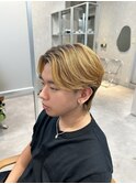 韓国風センターパートウルフ、ナチュラルセンターパート