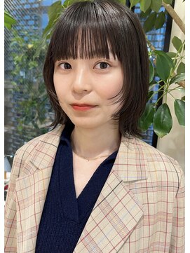 トリッカ 銀座(tricca) ボブウルフ/顔まわりレイヤー/ボブレイヤー/外はねボブ