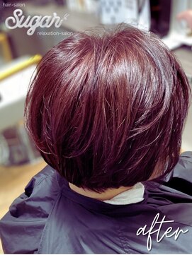 シュガー(sugar) 大人女性の似合わせカラー&カット