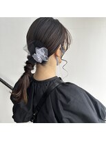 タイドヘアー(tide hair)&nbsp;ローポニーアレンジ