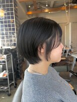 サボ 草薙店(SABO)&nbsp;大人ショート/ダークアッシュ/似合わせカット/草薙