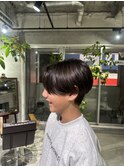 刈り上げなしニュアンスパーマ