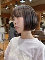 マッシュ アドベ 八戸ノ里(MASHU ADOBE) シンプルミニボブ/ブリーチなしベージュ/育てるベージュ