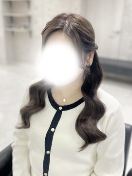 クラン 東心斎橋店(Clan) ねじりハーフツイン/心斎橋ヘアセット