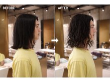 EIN【アイン】【8月上旬NEW OPEN(予定)】の雰囲気(BEFORE→AFTER/ロング→ニュアンスパーマ)