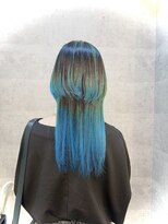 ブレイブ ヘアデザイン(BRaeVE hair design)&nbsp;アイスブルー＆くらげウルフ