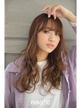 ナオシ トレス 富雄店(nao*c tres) 【奈良/富雄nao*c】大人かわいい小顔フェミニンロング
