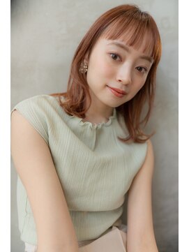 オースティン 門前仲町(AUSTIN) 前髪かき上げイメチェンイヤリングカラーラベンダーカラーくびれ